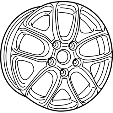 Chrysler Spare Wheel - 5ZA29GSAAB