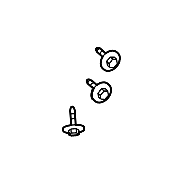 Ram 6510175AA Rear Shield Screw