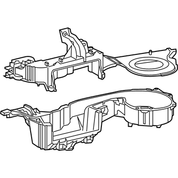Dodge 68110618AA A/C & Heater Case