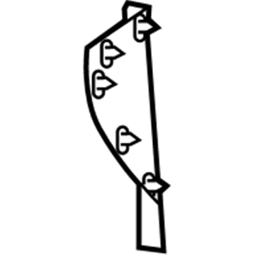 Mopar YD52XDVAC End Cap, Gray, Passenger Side