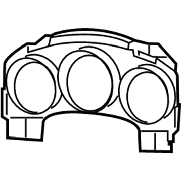 Dodge 1JW581X9AC Cluster Bezel