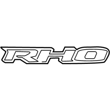 Ram 68669813AA Nameplate