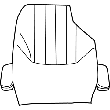 Dodge ZE631D5AA Seat Back Cover