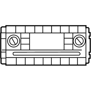 Jeep 5091224AD Radio