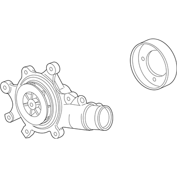 Dodge 5037164AF Water Pump