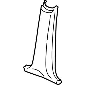 Dodge 5FG98RC3AC Center Pillar Trim