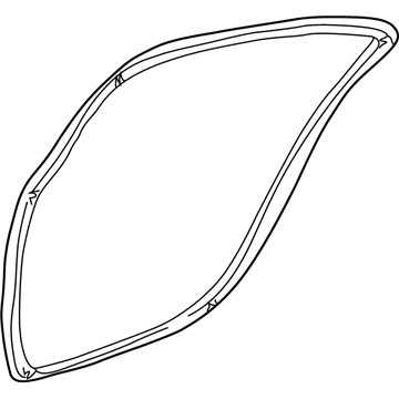 Dodge TE68WL5AH Weatherstrip On Body