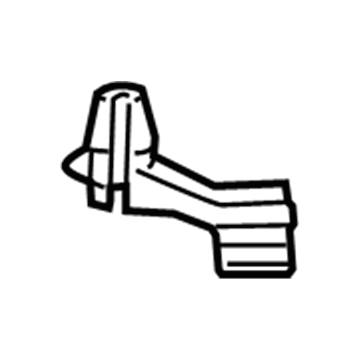 Mopar 4658445 Latch Clip, Orange, Front Mopar 4658445 Latch Clip, Orange, Front