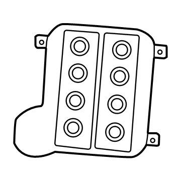 Jeep 68377360AC Vent Chamber