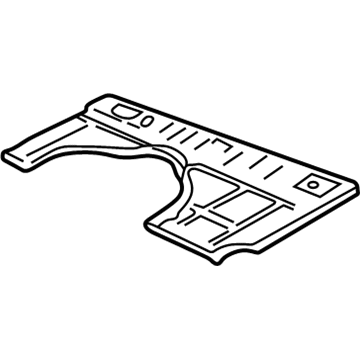 Dodge 55346575AO Front Floor Pan