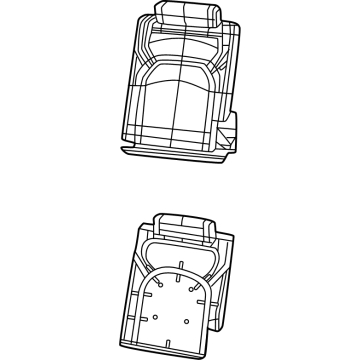 Mopar 6WB183X7AB Armrest - Rear Seat