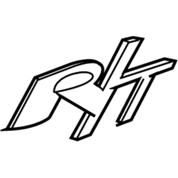 Dodge 4806327AC Nameplate