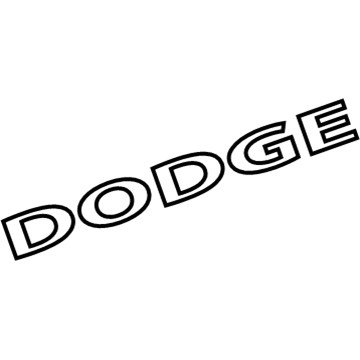 Dodge 5116021AA Nameplate