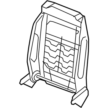 Jeep 4610145AD Seat Back Frame