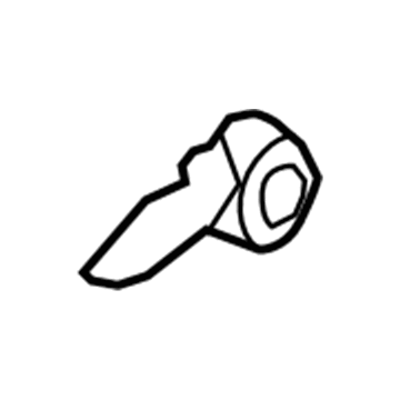 Mopar 1RW76DK2AB Recline Handle, Beige, Front Passenger Side