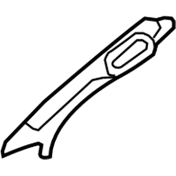 Mopar 1TE74BD1AA Windshield Trim, Passenger Side Mopar 1TE74BD1AA Windshield Trim, Passenger Side