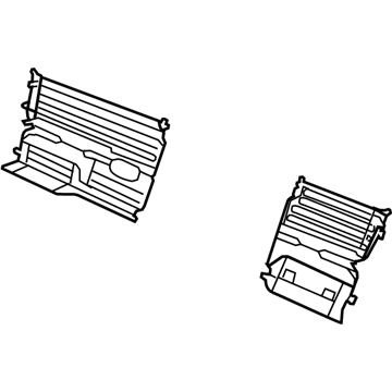 Mopar 5HH78DX9AC Compartment Trim, Rear Passenger Side