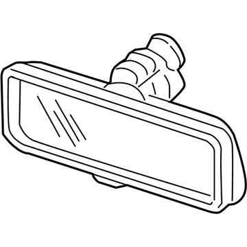 Dodge 5029067AB Mirror Inside