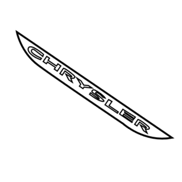Chrysler Emblem - 68081543AA