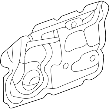 Jeep 55235892AJ Water Shield