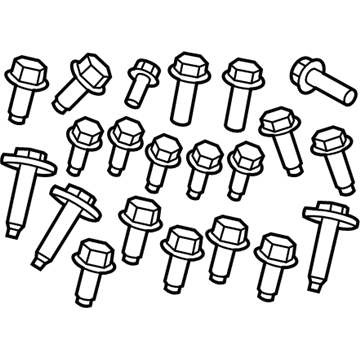 Ram 68050778AA Radiator Support Retainer Kit