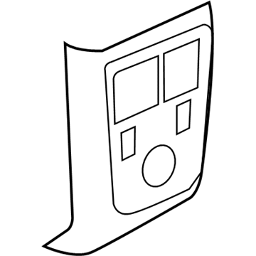 Chrysler 1VV53DX9AB Rear Panel