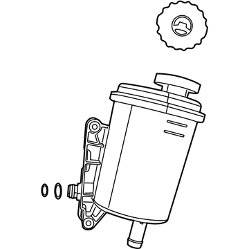 Ram Power Steering Reservoir - 68225510AB