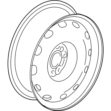 Jeep 1JX81GSAAC Wheel, Alloy