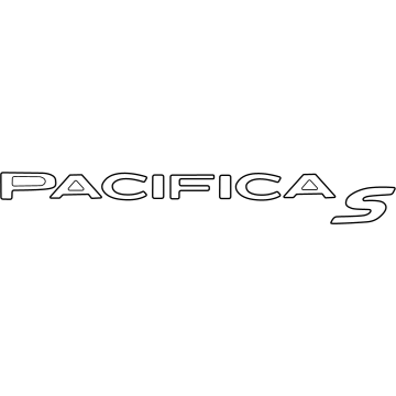 Chrysler 68471190AA Nameplate