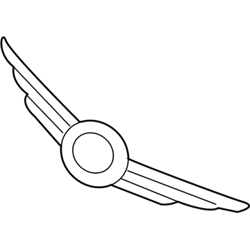 2005 Chrysler Pacifica Emblem - 4857662AE