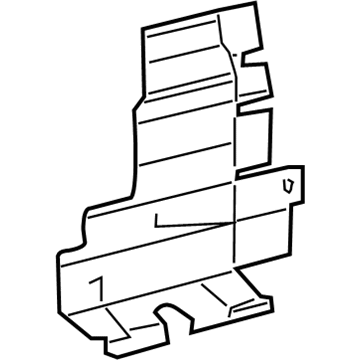 Mopar 68004914AA Side Shield, Front Passenger Side Mopar 68004914AA Side Shield, Front Passenger Side