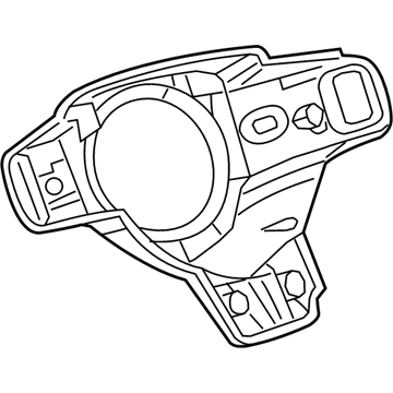 Mopar 1EB84XDVAB Lower Cover, Gray, Front