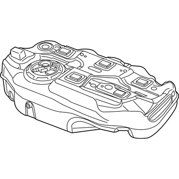 Dodge 68166587AD Fuel Tank