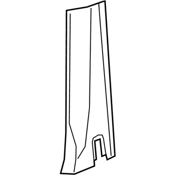 Ram 6EK58LC5AC Lower Center Pillar Trim