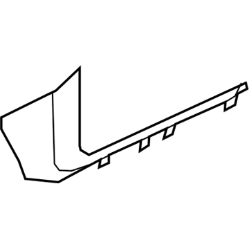 Ram 6BM76HL1AC Cowl Trim