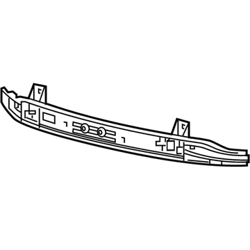 Dodge 68227140AC Impact Bar