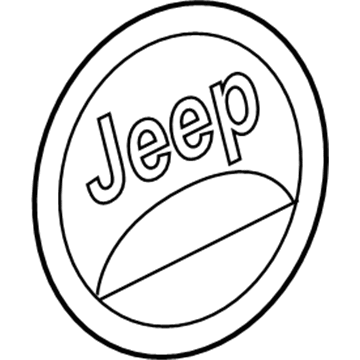 Jeep 68087319AB Medallion