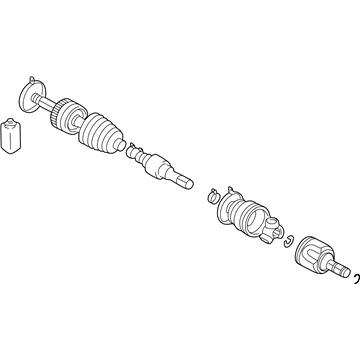 Dodge MR196738 Axle Assembly