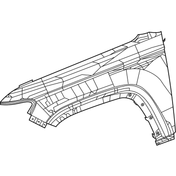 Jeep Grand Cherokee L Fender - 68465272AD