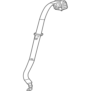 Dodge 1SV68DX9AC Center Belt Assembly