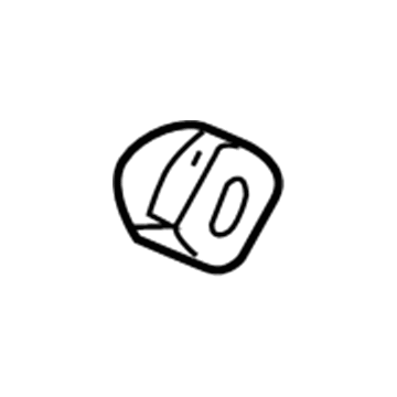 Mopar 6036042AA Scuff Plate Retainer Nut, Lower