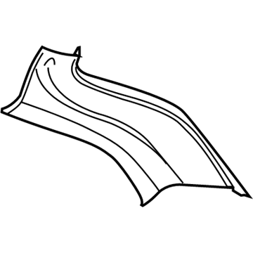 Dodge UM04BD1AE Rear Pillar Trim