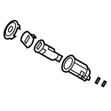 Jeep 68001713AA Cylinder & Keys