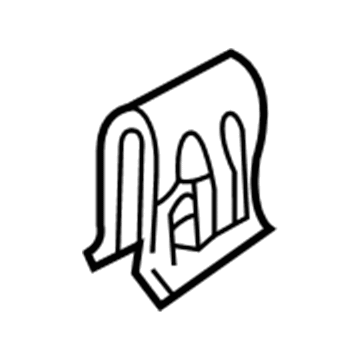 Dodge 6504563 Center Pillar Trim Clip