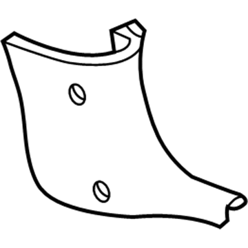 Dodge LK74TL2AD Kick Panel Trim