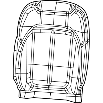 Jeep 7HQ60VA6AE Seat Back Cover