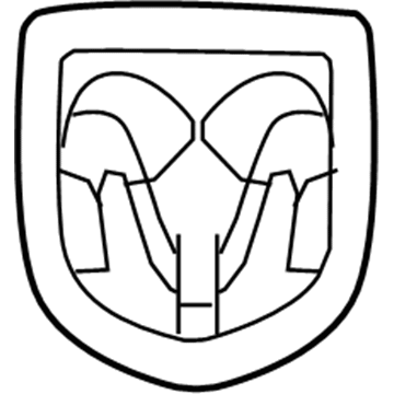 Dodge 5155674AA Medallion