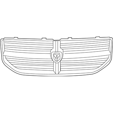Dodge 5030898AD Grille