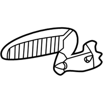 Dodge 55276126AB Handle, Inside