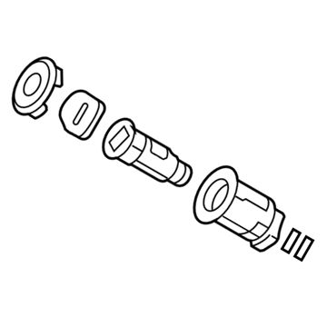 Chrysler 5137646AA Lock Cylinder